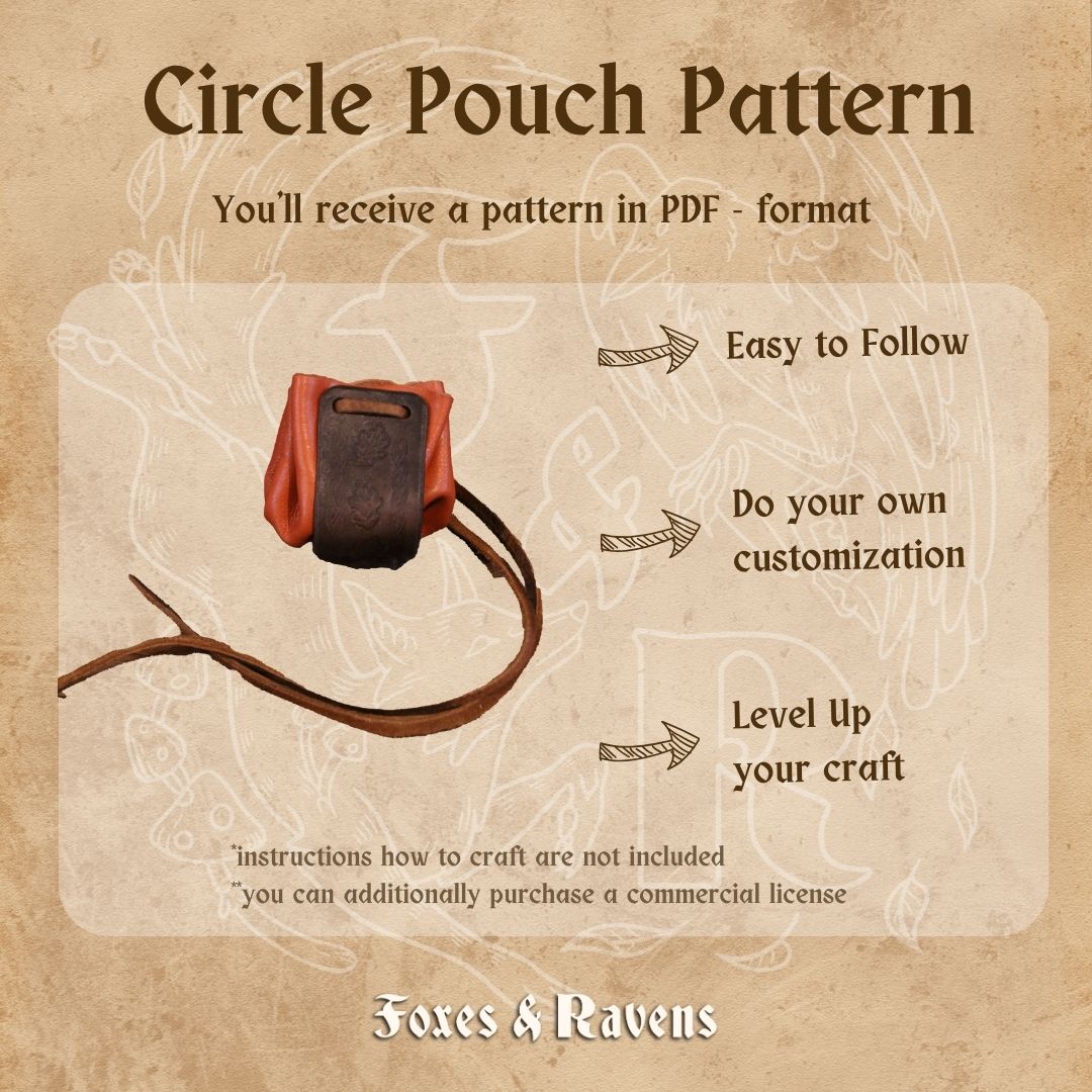 Circle Pouch Pattern