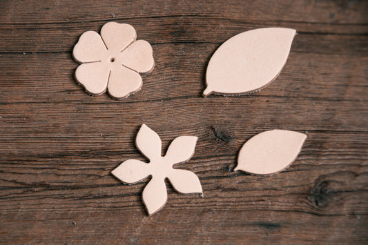 Flowers and Spring Leaves Cutouts