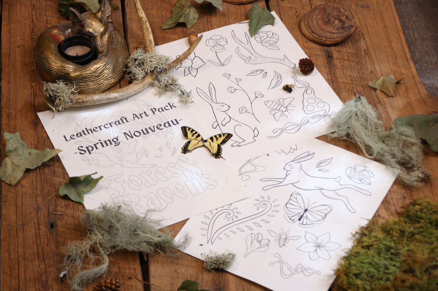 Spring Nouveau Art Pack