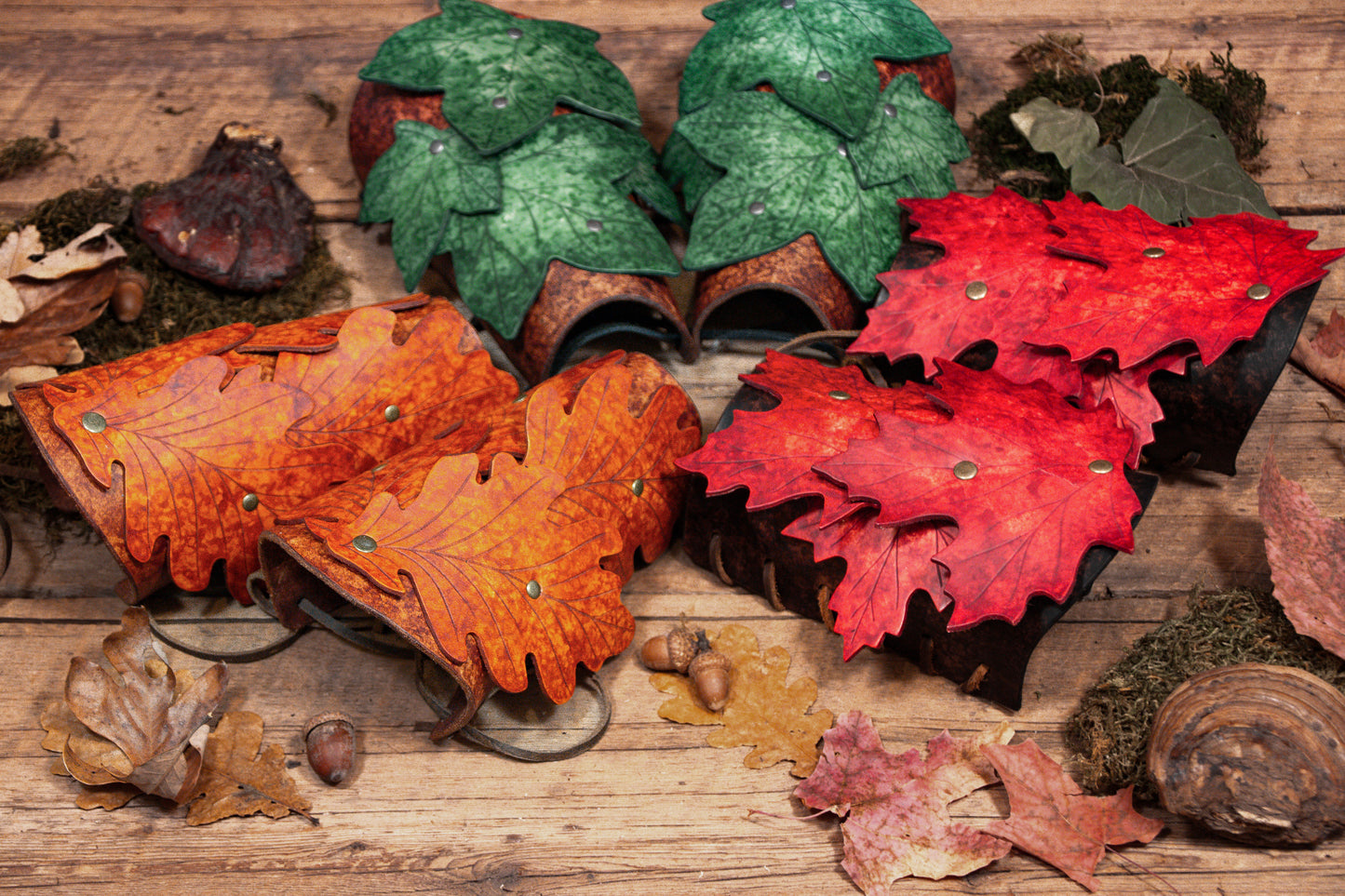 Maple Leaf Bracers