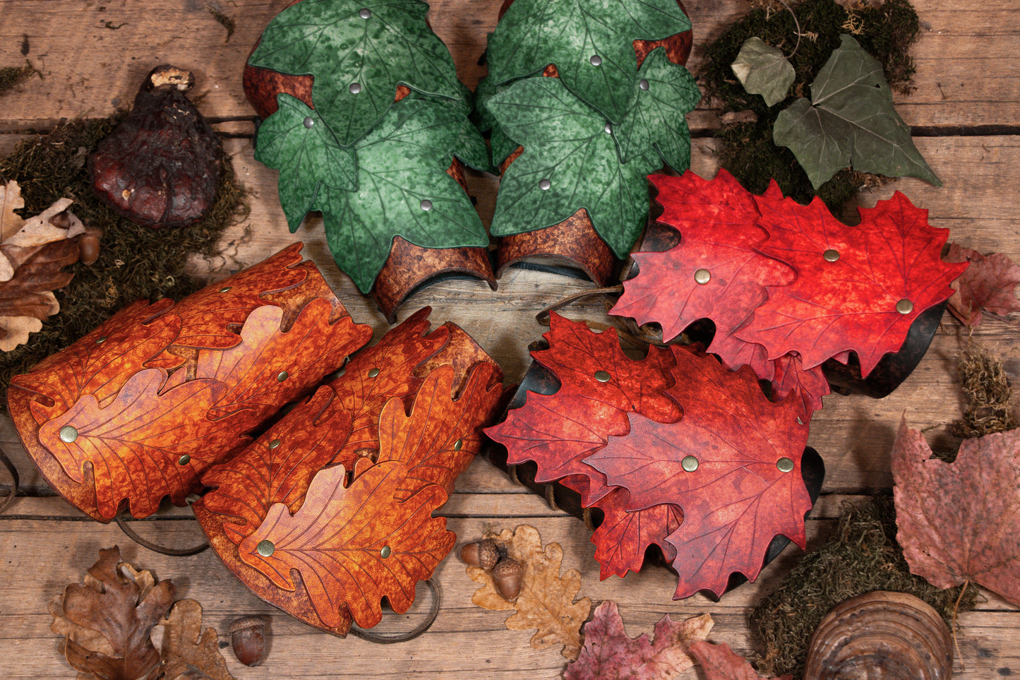 Oak Leaf Bracers