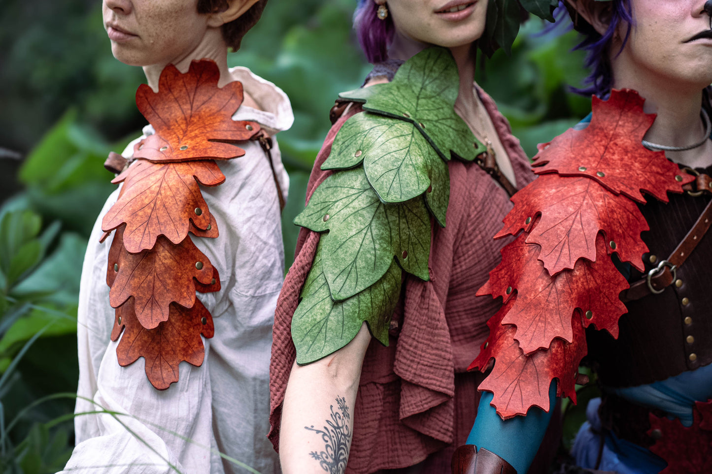 Oak Leaf Shoulder Armour