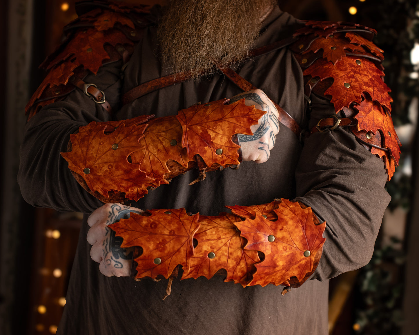 Maple Leaf Bracers