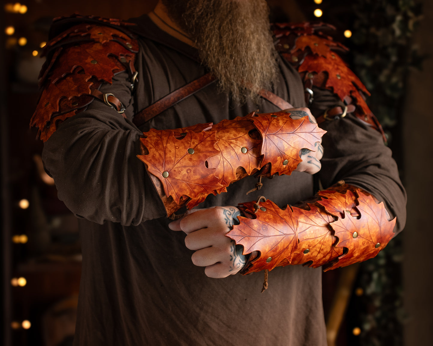 Maple Leaf Bracers