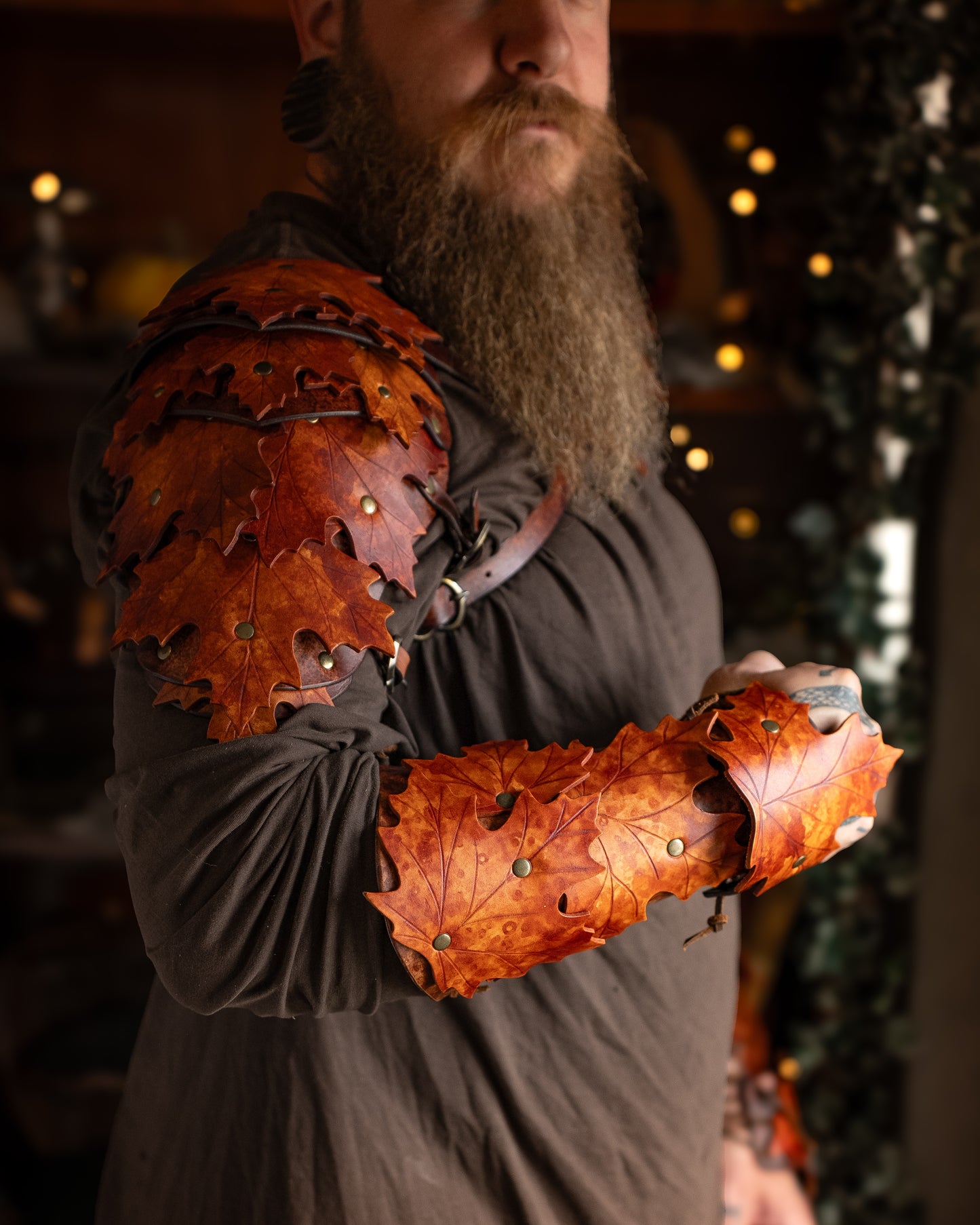 Maple Leaf Bracers
