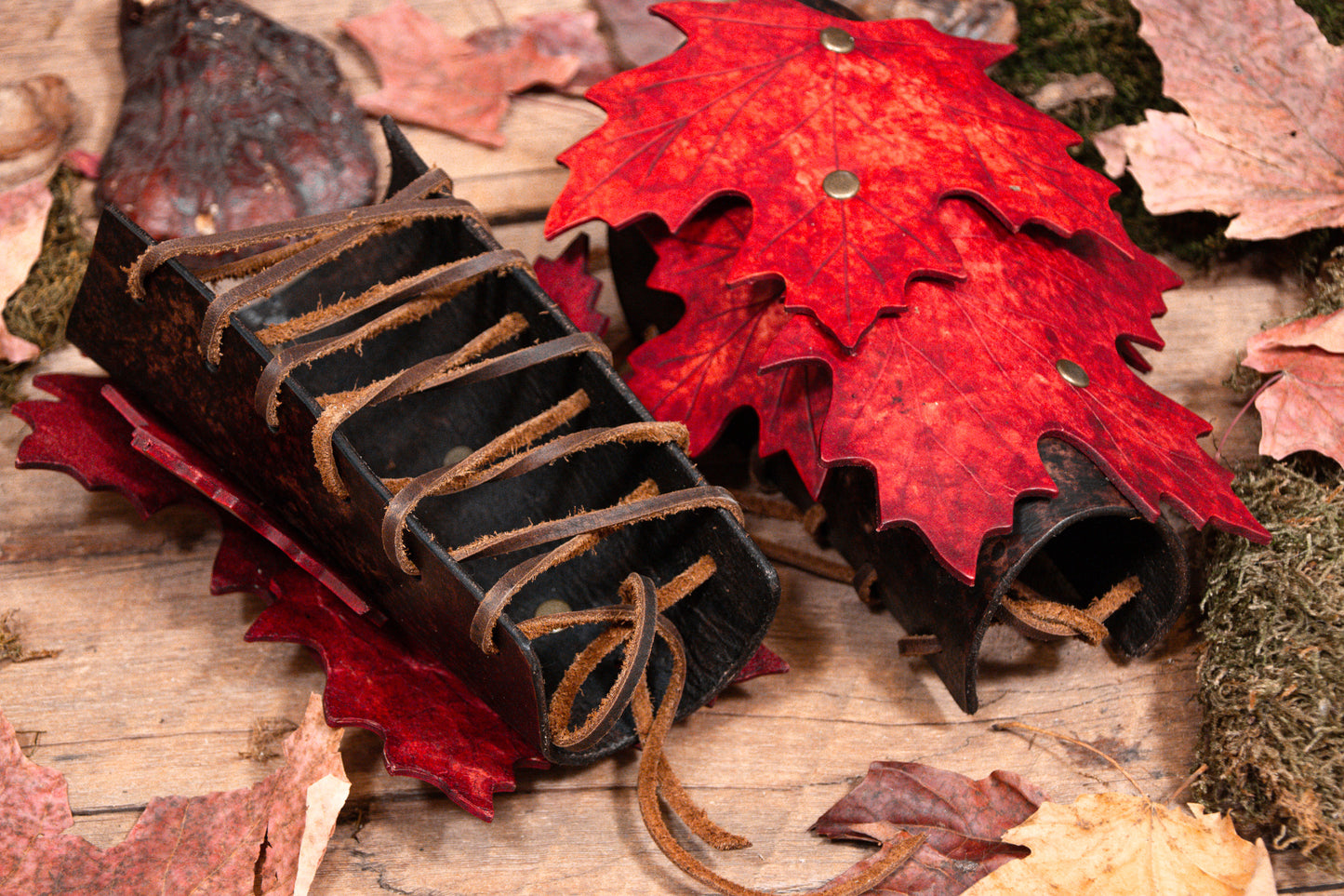 Maple Leaf Bracers