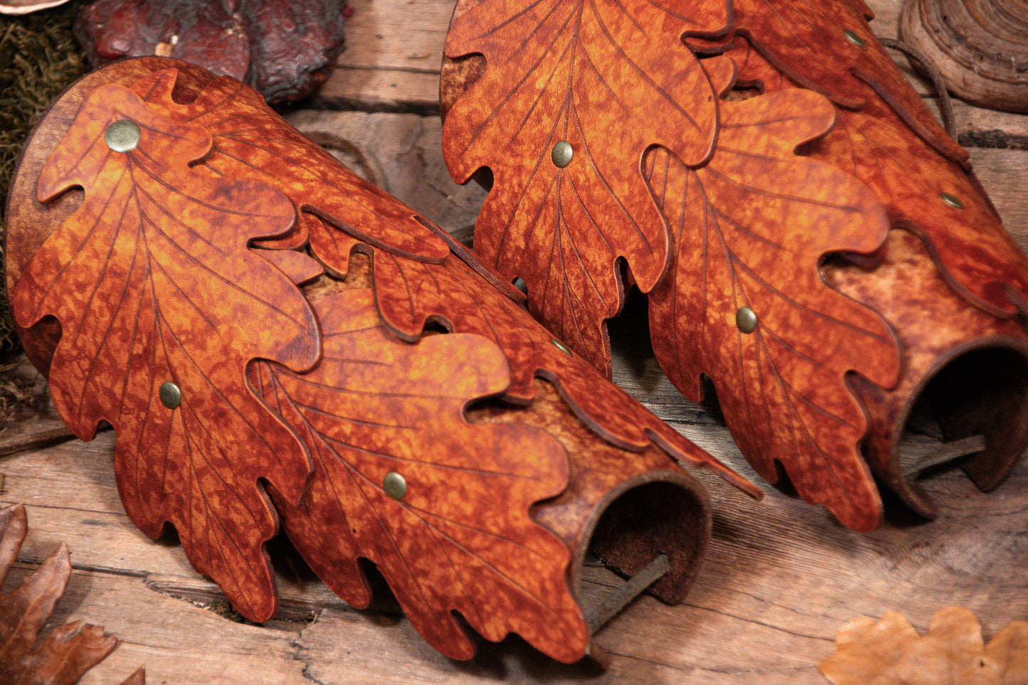 Oak Leaf Bracers