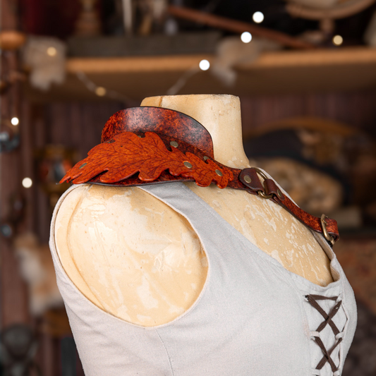 Oak Leaf Epaulette Shoulder Armor