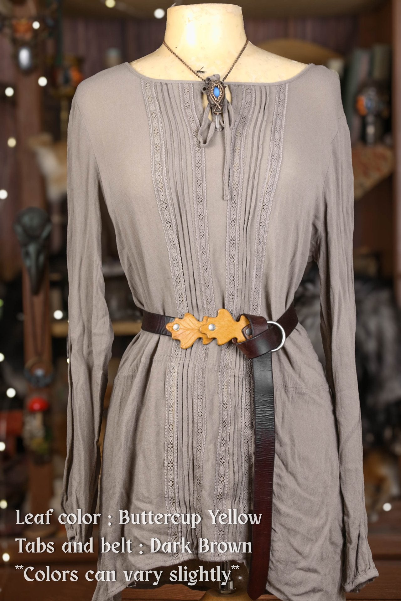 Oak Leaf Ring Belt