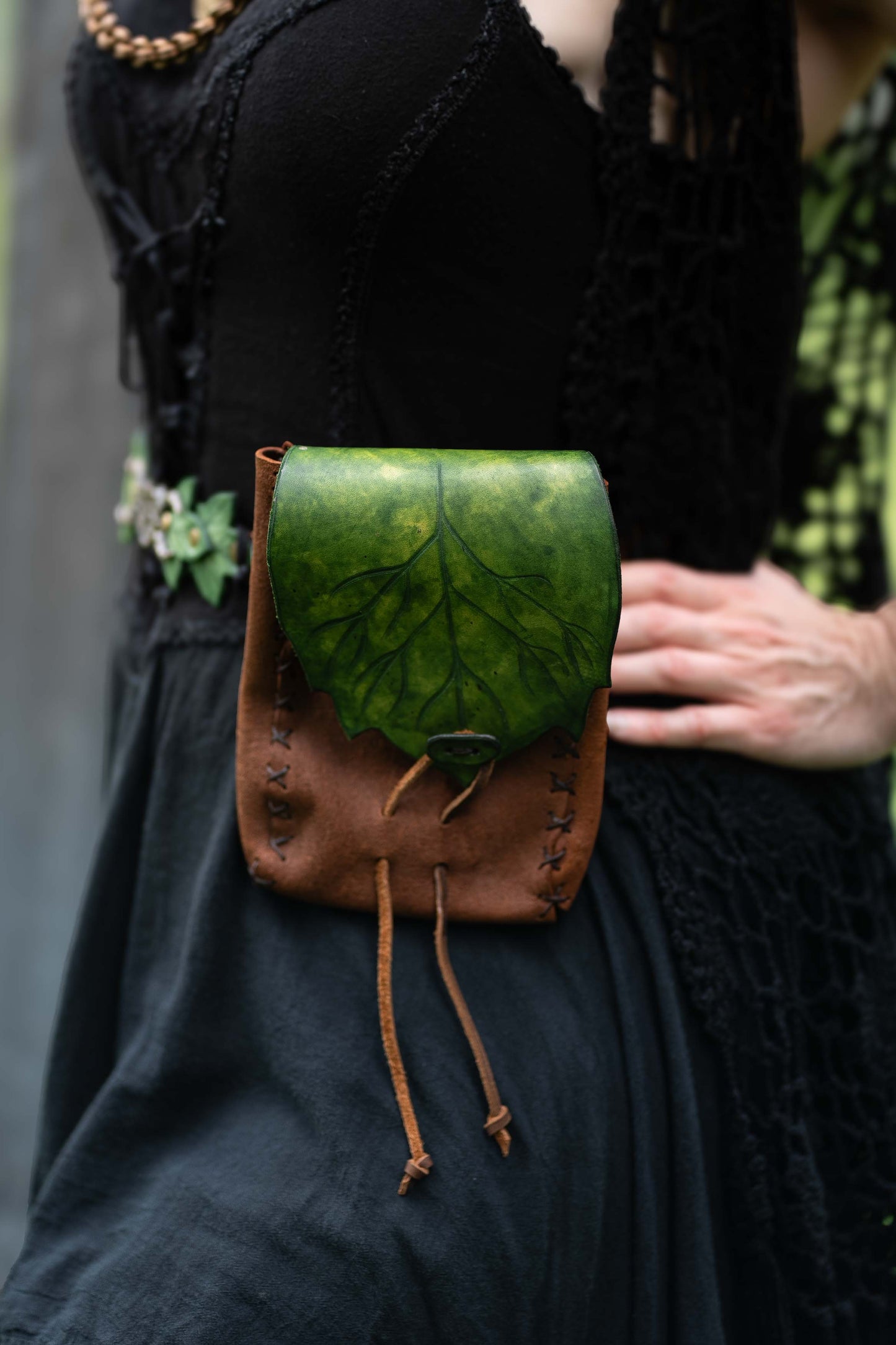 Leaf Belt Pouch