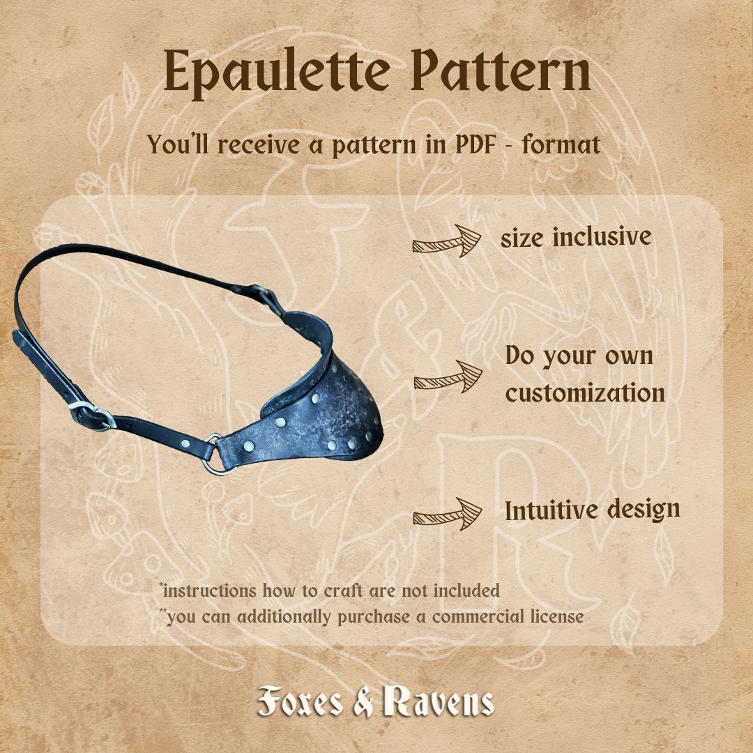 Epaulette Shoulder Armor Pattern