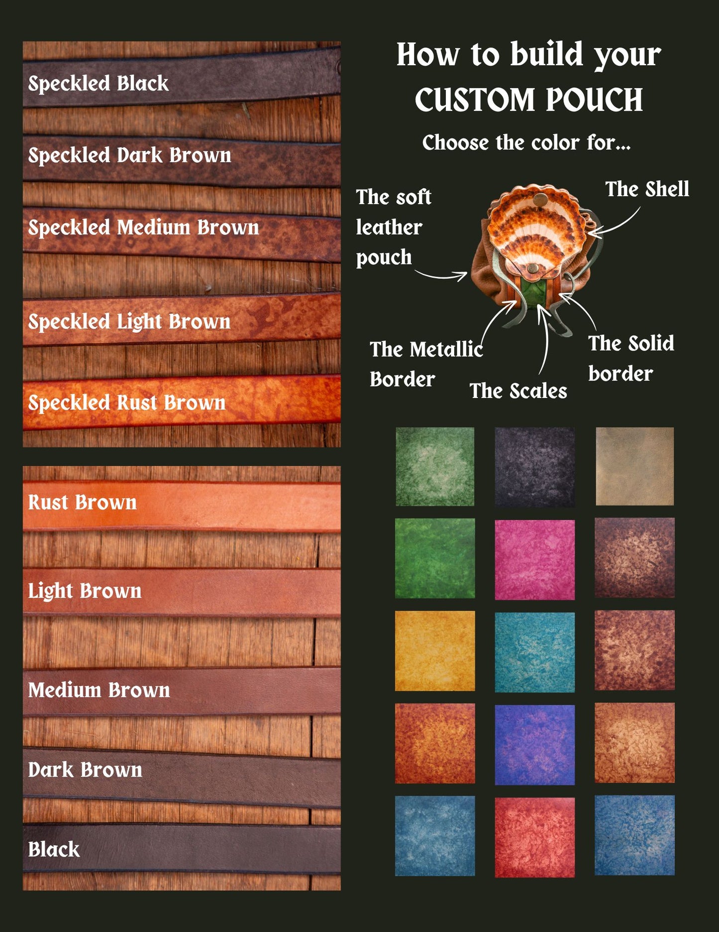 Siren's Shell Circle Pouch