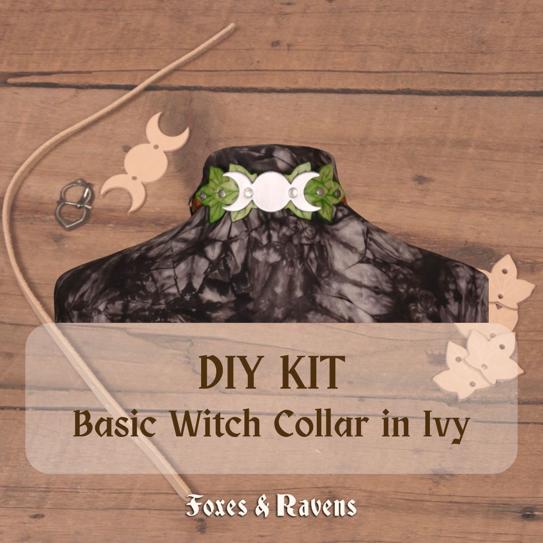 Basic Witch Collar in Ivy Kit