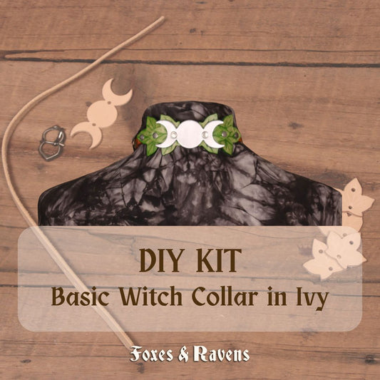Basic Witch Collar in Ivy Kit
