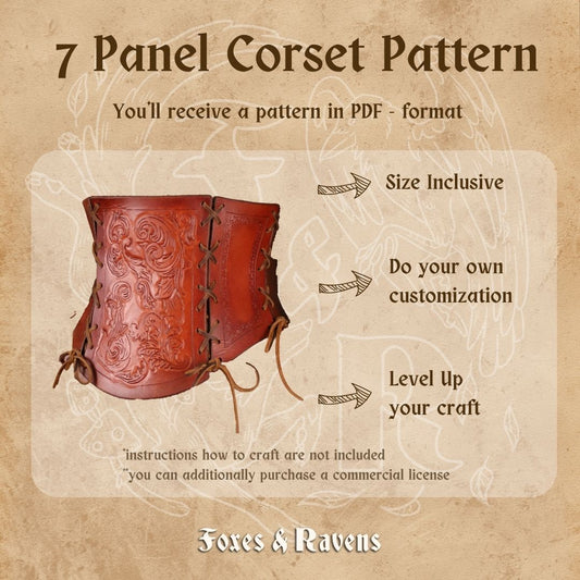 7 Panel Corset Pattern + Tutorial