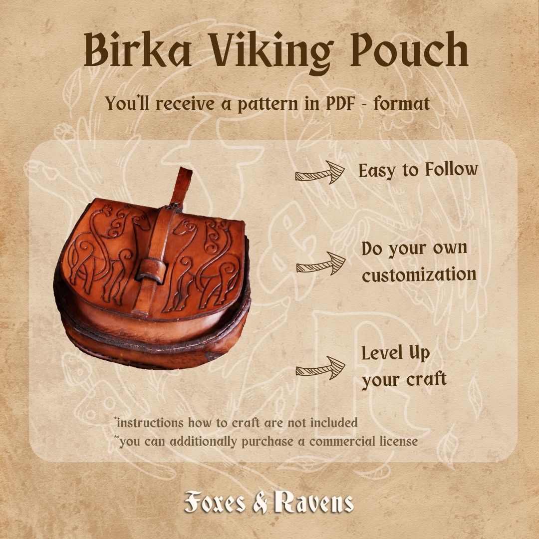 Birka Viking Pouch Pattern