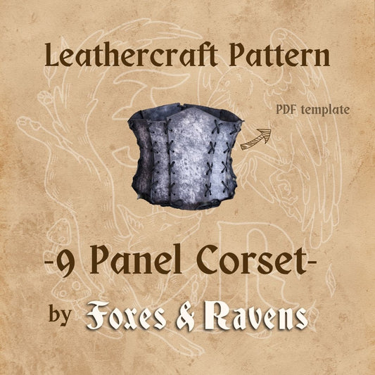 9 Panel Corset Pattern