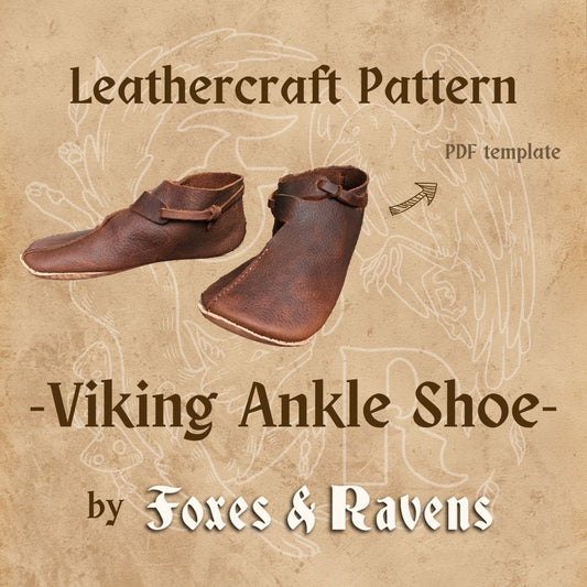 Viking Ankle Turn Shoe Pattern