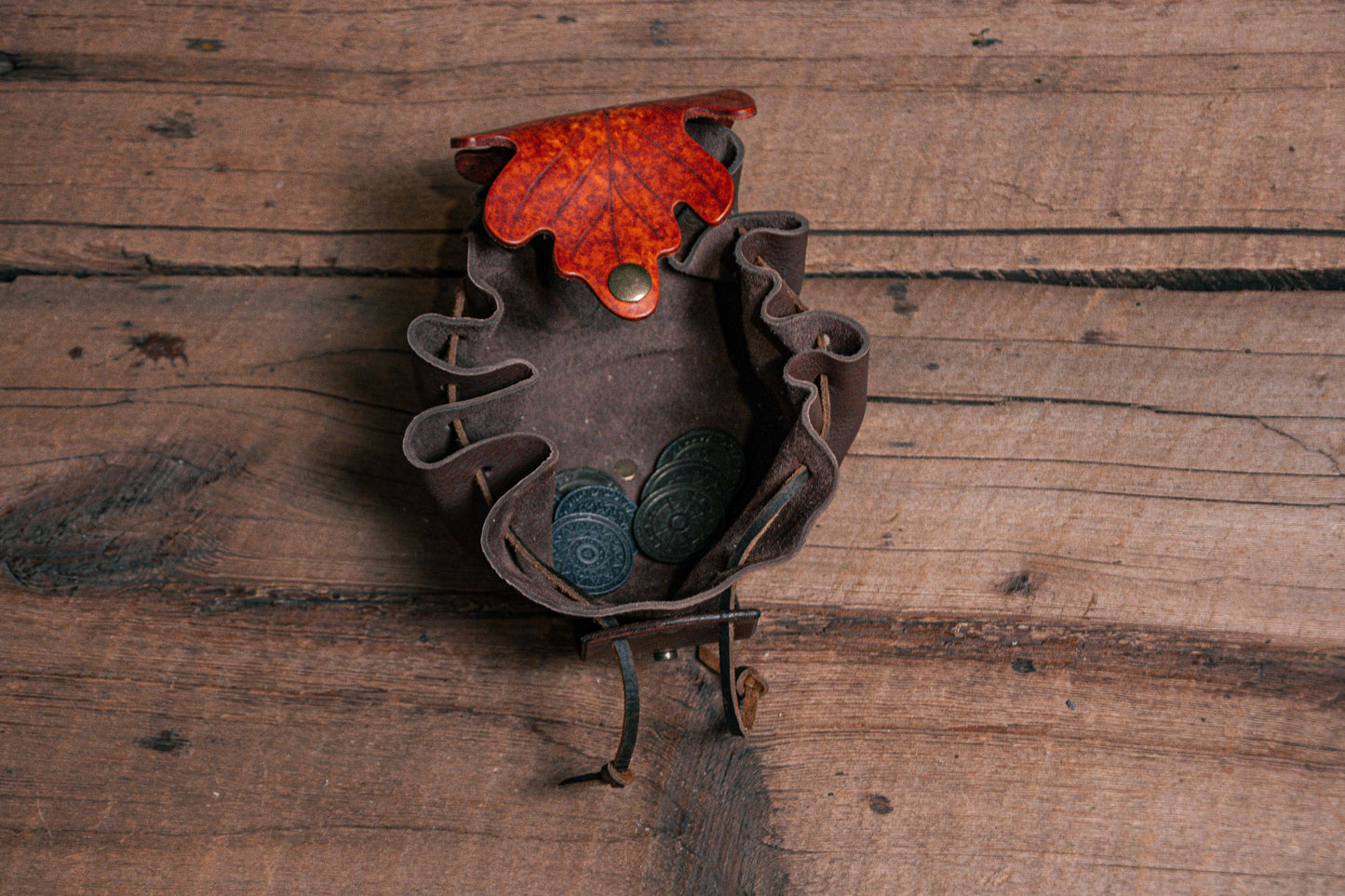 Petite pochette en chêne