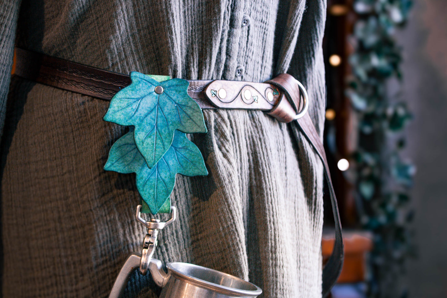 Ivy Leaf Belt Clip