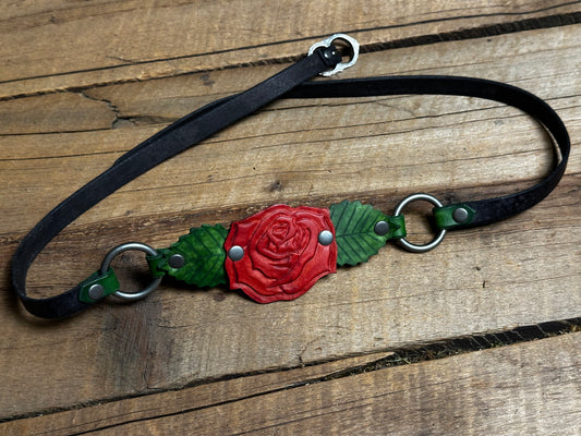 Briar Rose Belt - Red, green and black