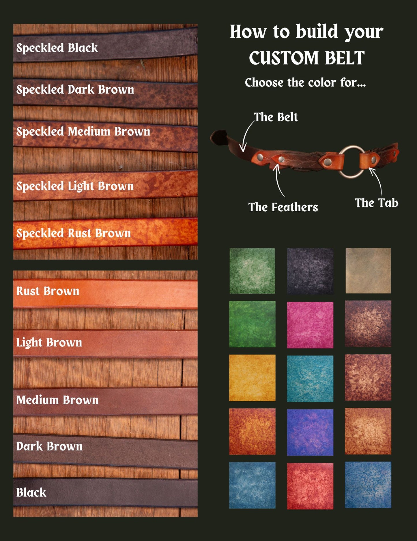 Morrigan's Feather Belt