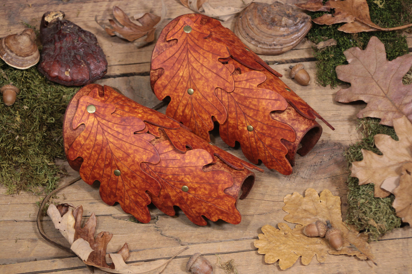 Oak Leaf Bracers