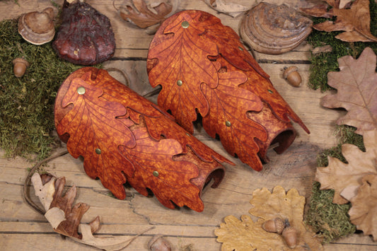 Oak Leaf Bracers