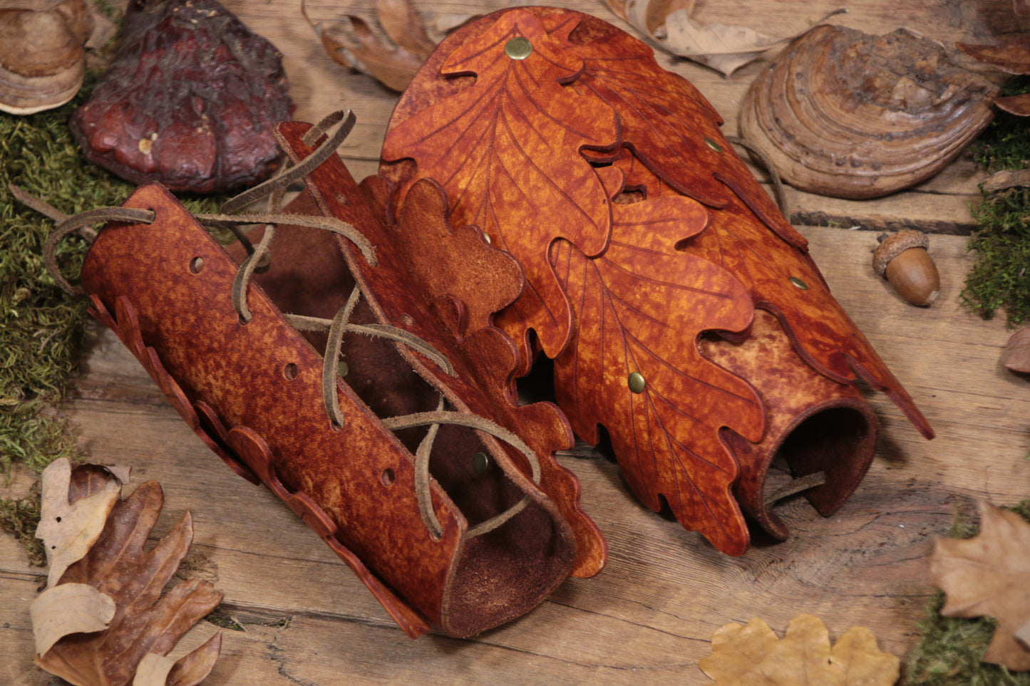 Oak Leaf Bracers