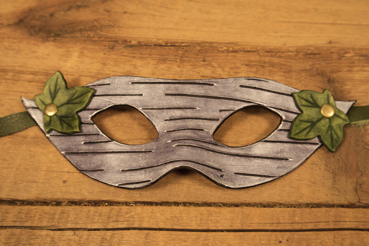 Ready to ship Dryad Masquerade Mask with String Attachments