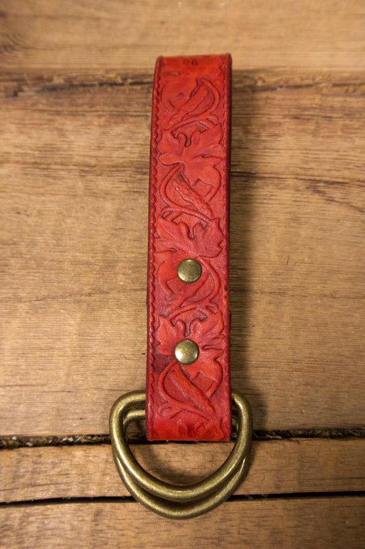 Hobbit Tankard Wrap Marron clair avec feuilles d'oranger 9,5 pouces / 25 cm de circonférence