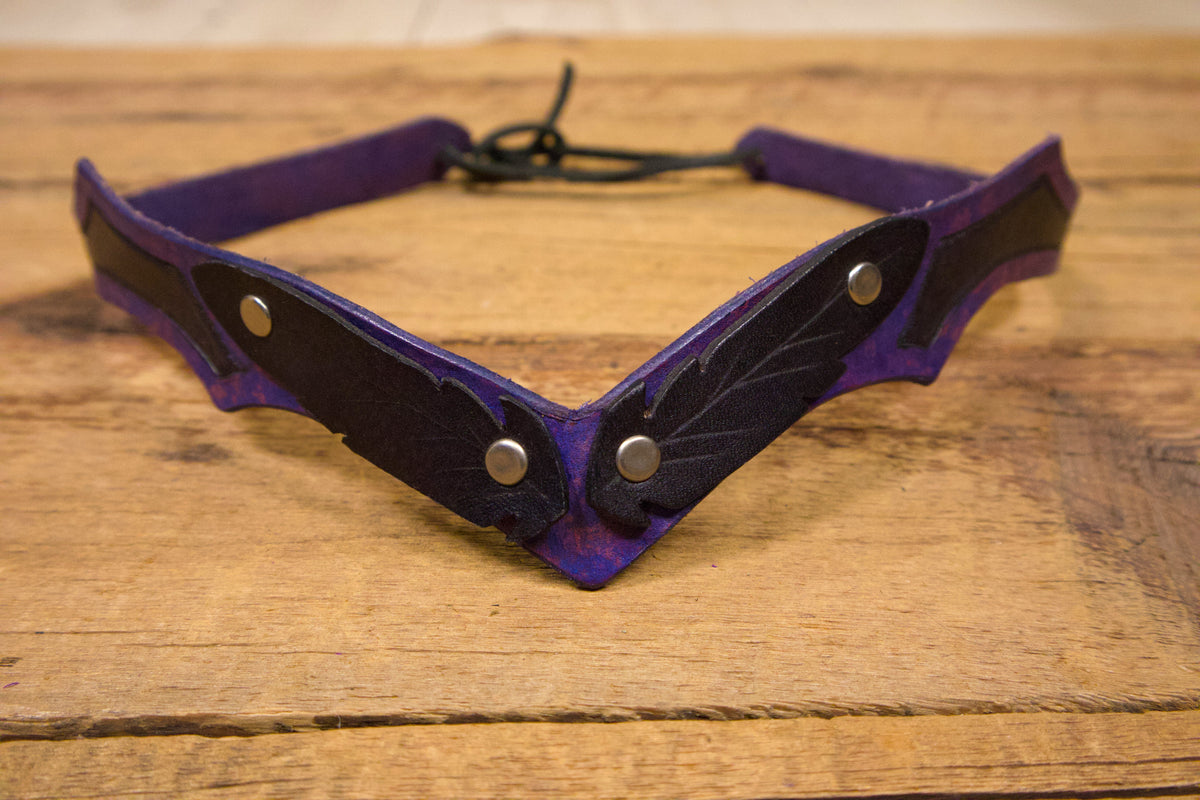Ready to ship Shadowspire Assassin's Circlet -Black and Indigo