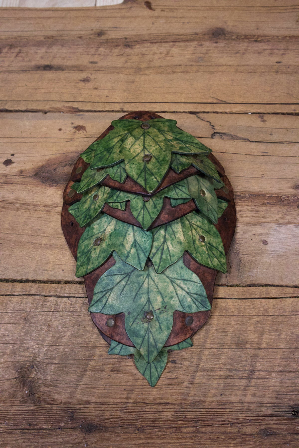 Ready to ship Ivy Leaf Spaulders / Pauldrons