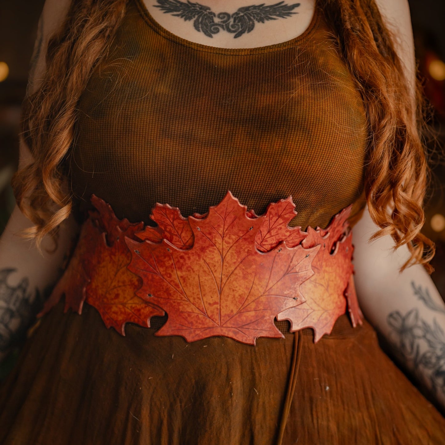 Maple Leaf Corset Belt