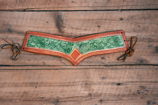 Atlantis Cincher - Green Scales with Rust and Copper