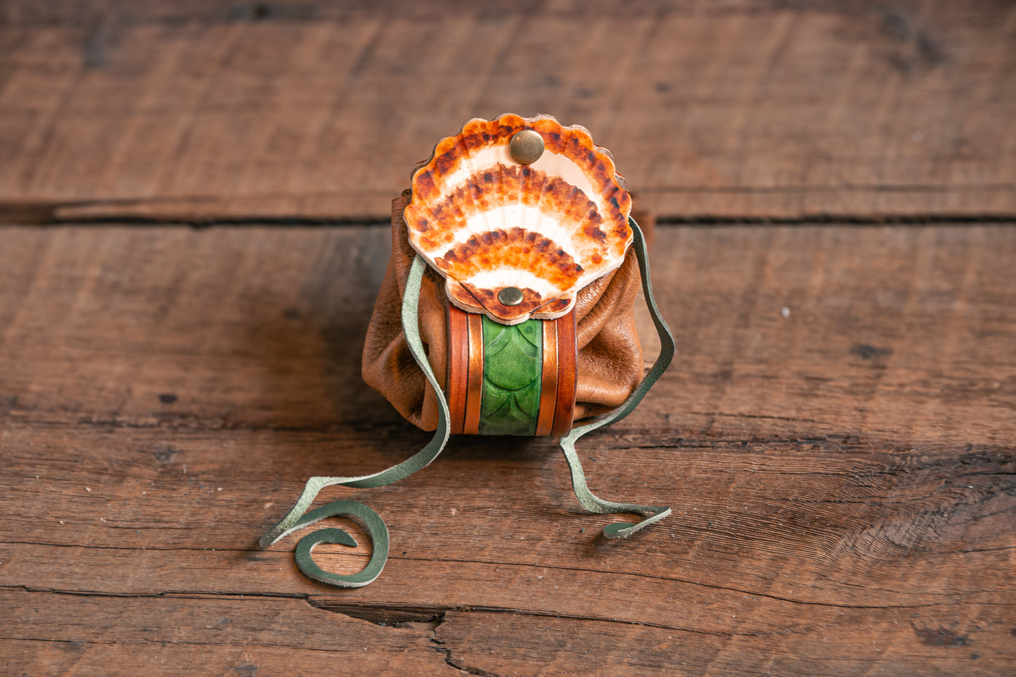 Siren's Shell Circle Pouch