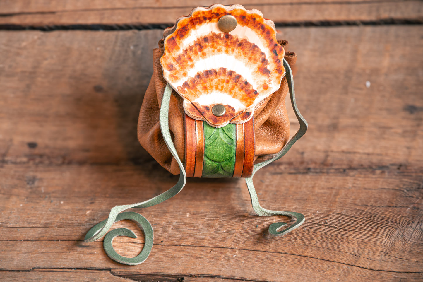 Siren's Shell Circle Pouch