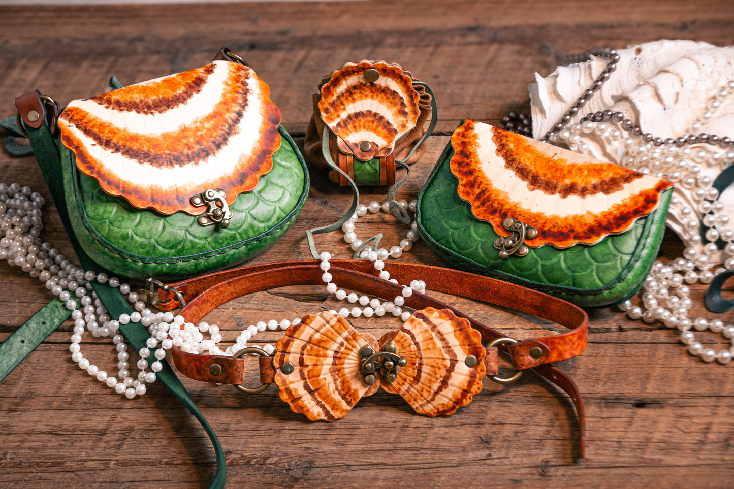 Siren's Shell Shoulder Bag