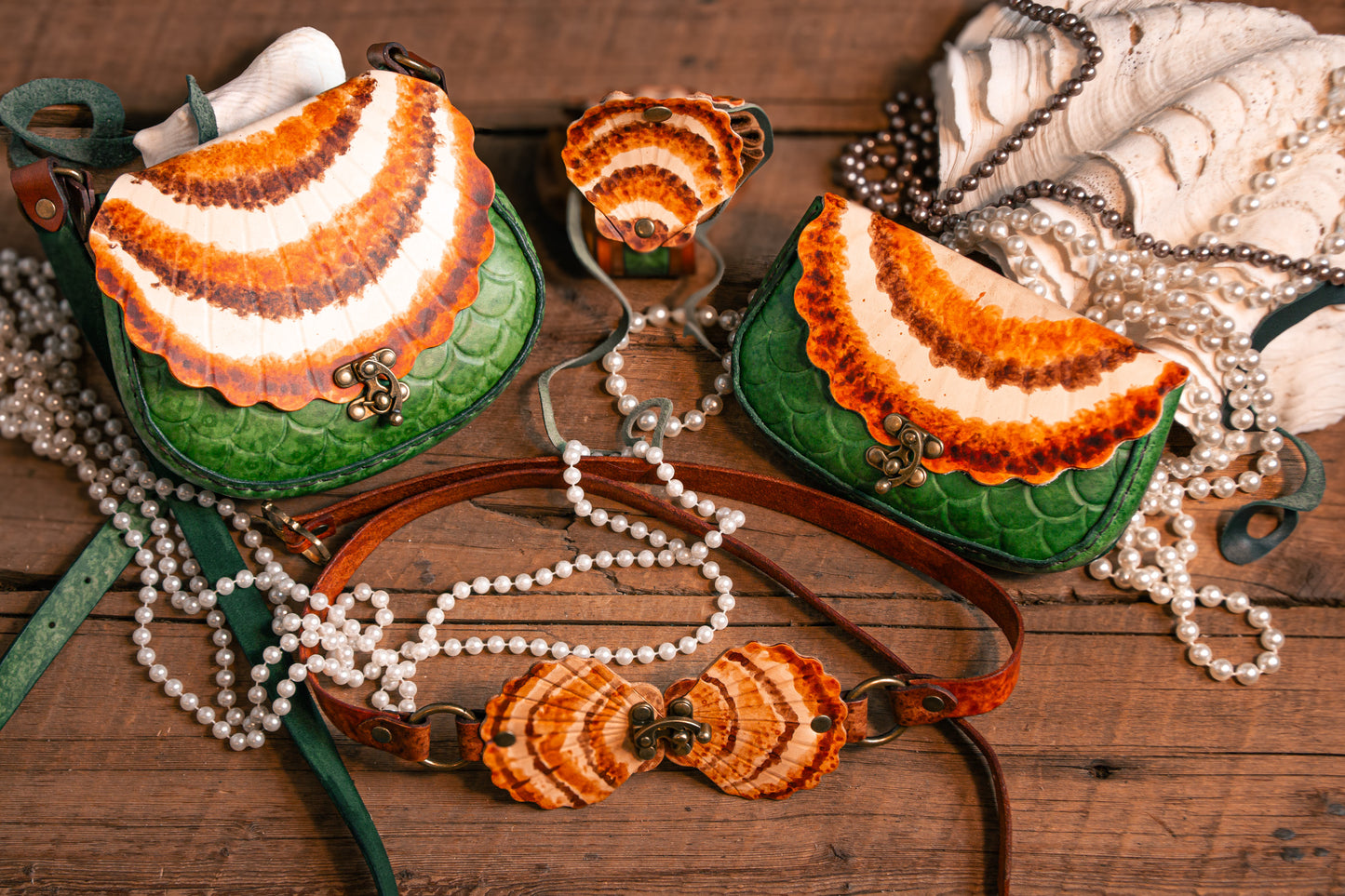 Siren's Shell Circle Pouch