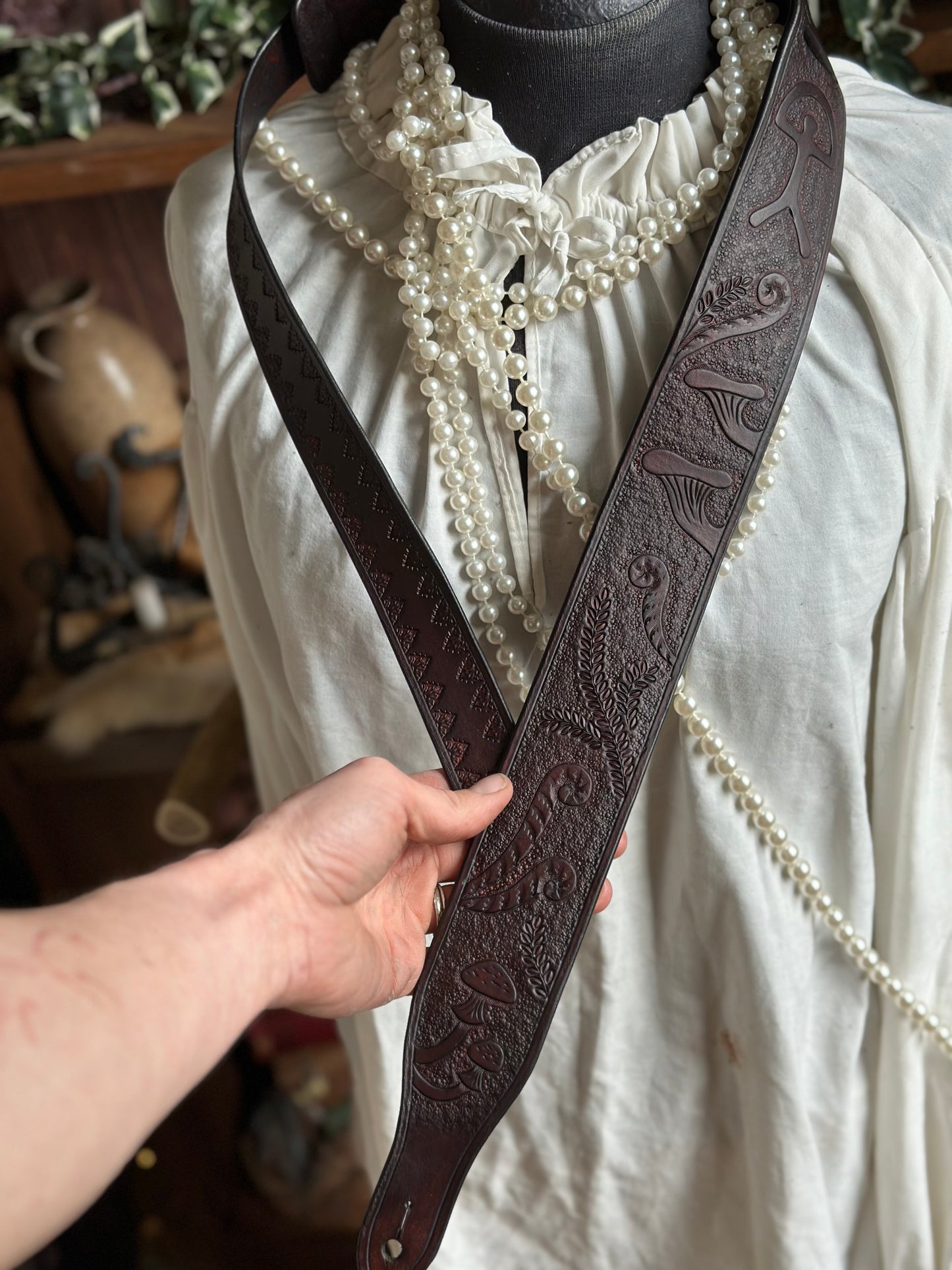 Atelier de sangles de guitare / ceintures d'aventurier