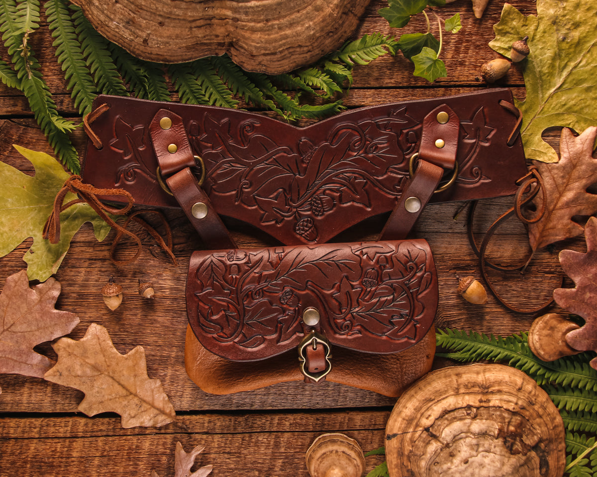 Leather shop kidney belt