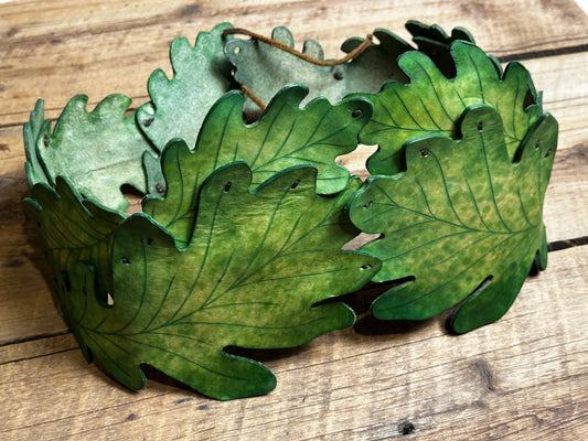 Oak Leaf Corset - Light Green