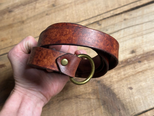 Classic Ring Belt - Medium Brown