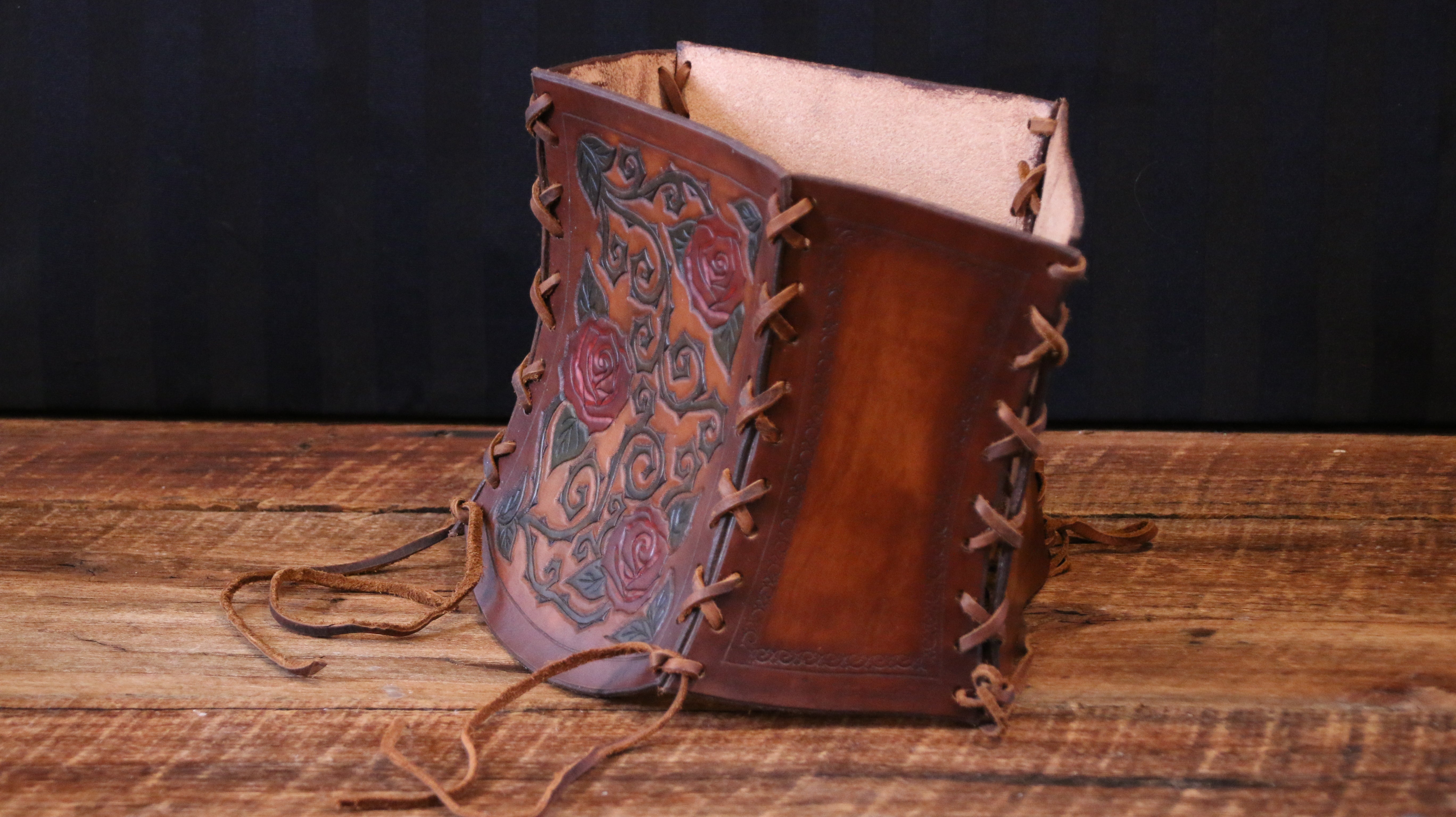 Briar Rose - Affordable Handmade Leather Corset for Fantasy Fans